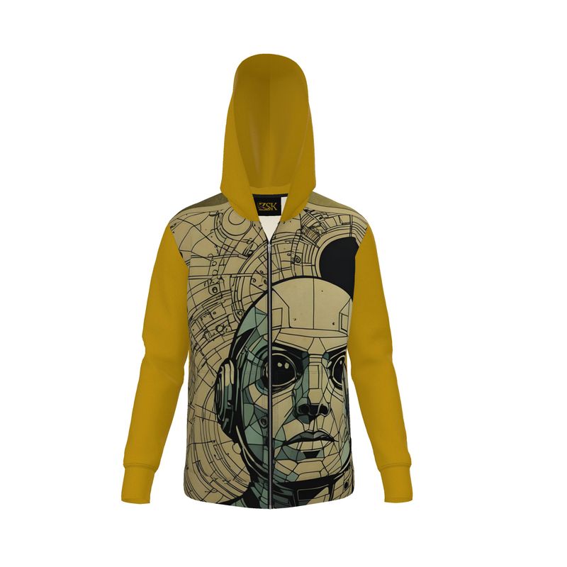 Cyborg Sentinel Hoodie-Mustard