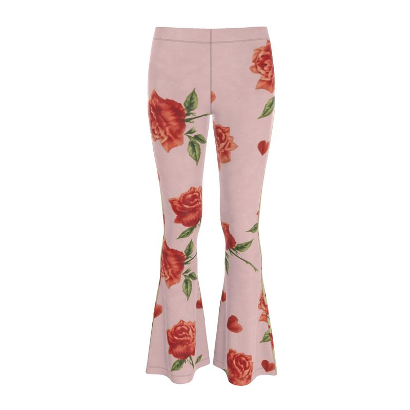 High Waisted Flared Leggings