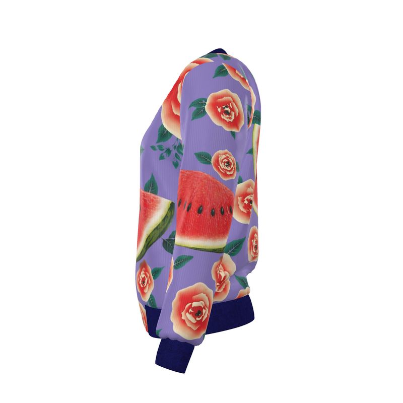 Women's Reversible Silk Bomber Jacket