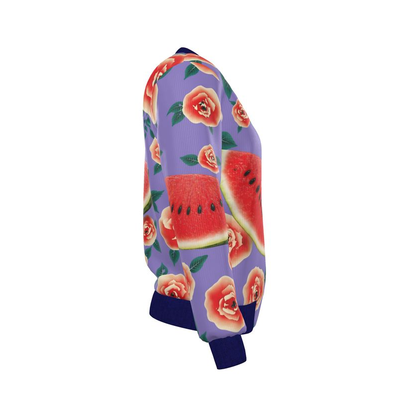 Women's Reversible Silk Bomber Jacket