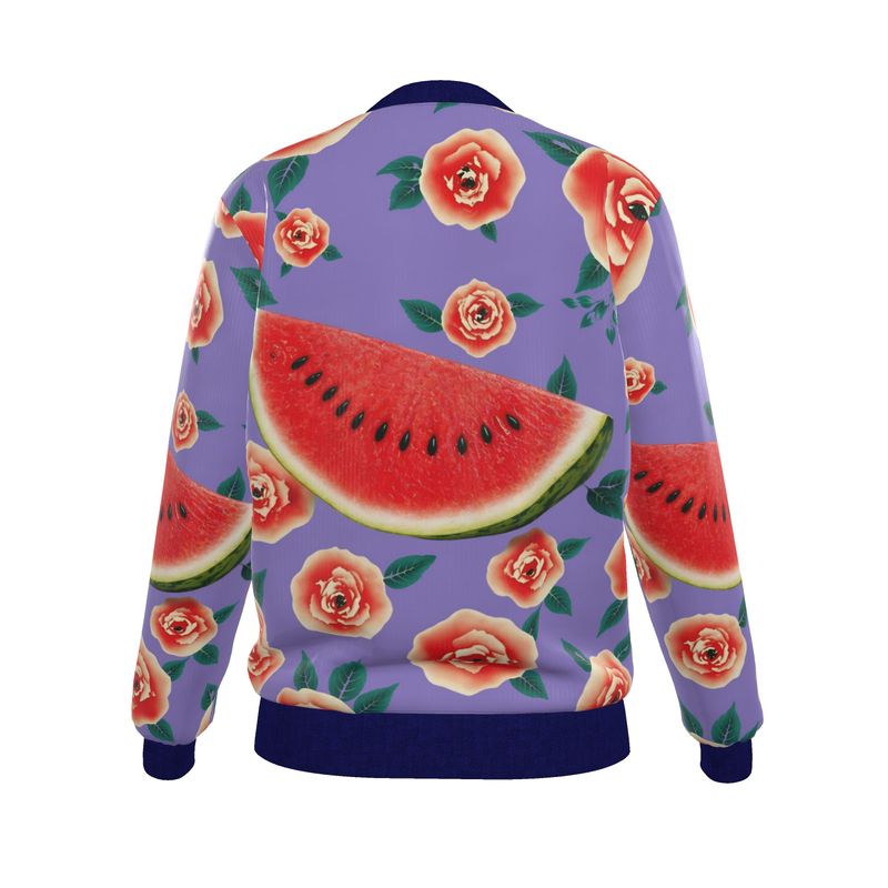 Women's Reversible Silk Bomber Jacket
