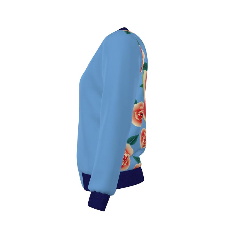 Women's Reversible Silk Bomber Jacket