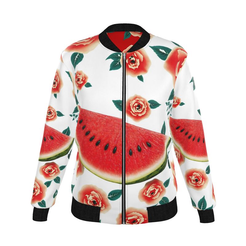 Women's Reversible Silk Bomber Jacket