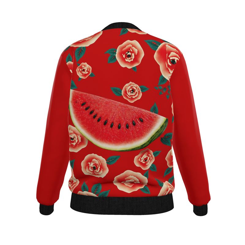 Women's Reversible Silk Bomber Jacket