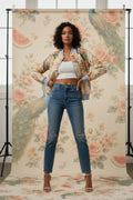 Women's Reversible Silk Bomber Jacket