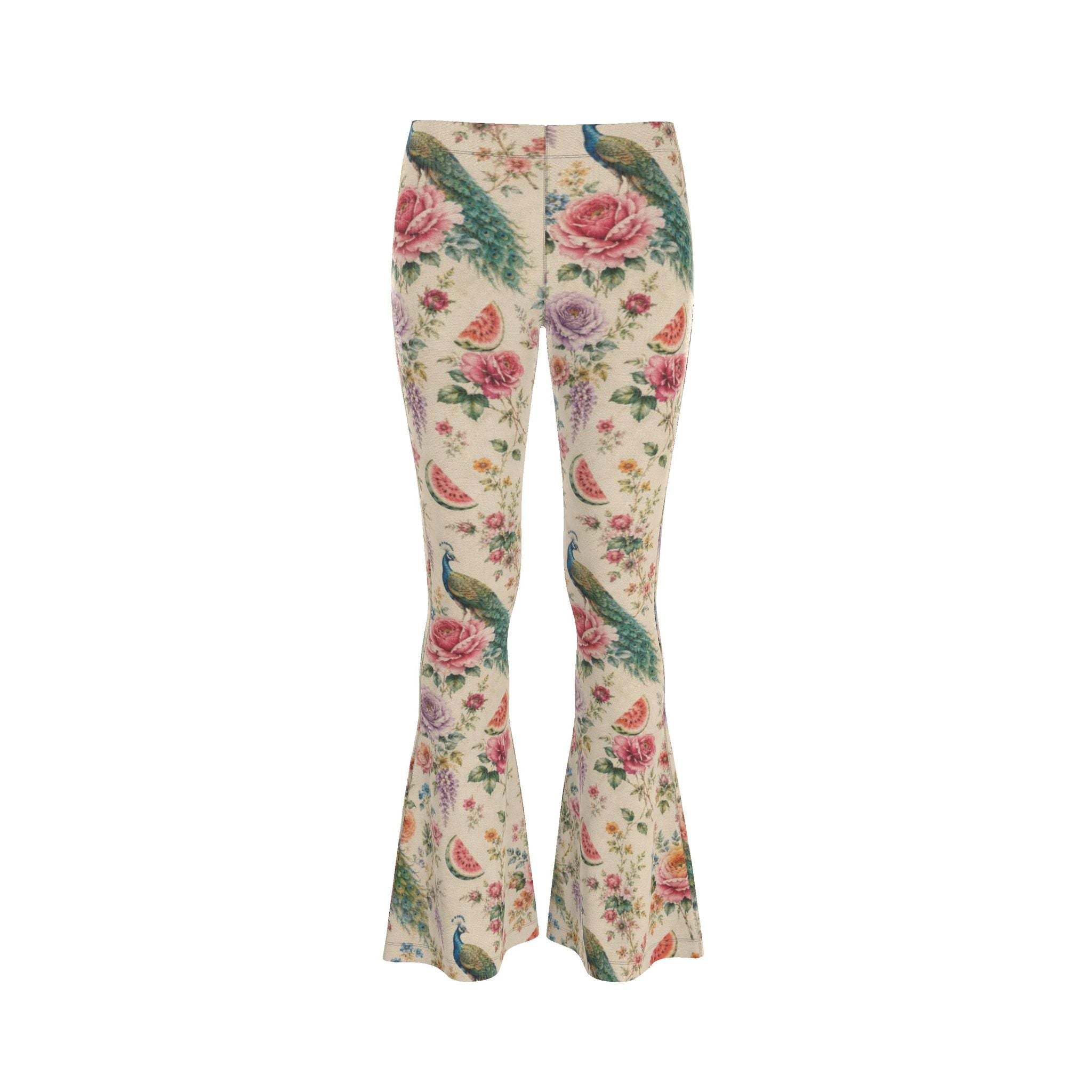 High Waisted Flared Leggings