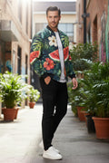Mens Reversible Silk Bomber Jacket