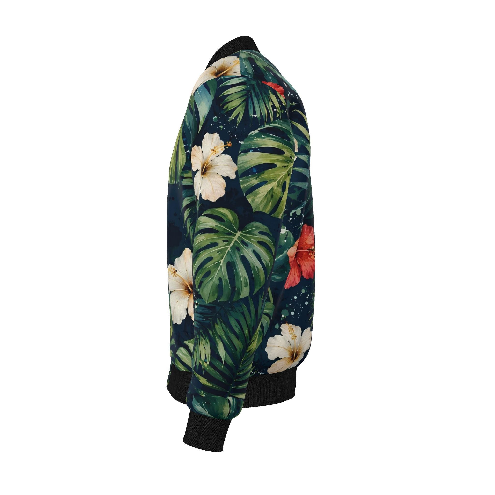 Mens Reversible Silk Bomber Jacket