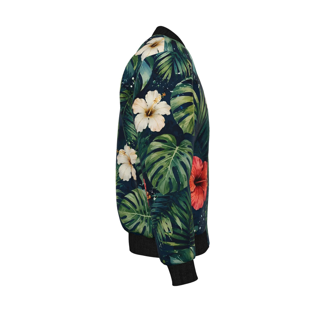 Mens Reversible Silk Bomber Jacket