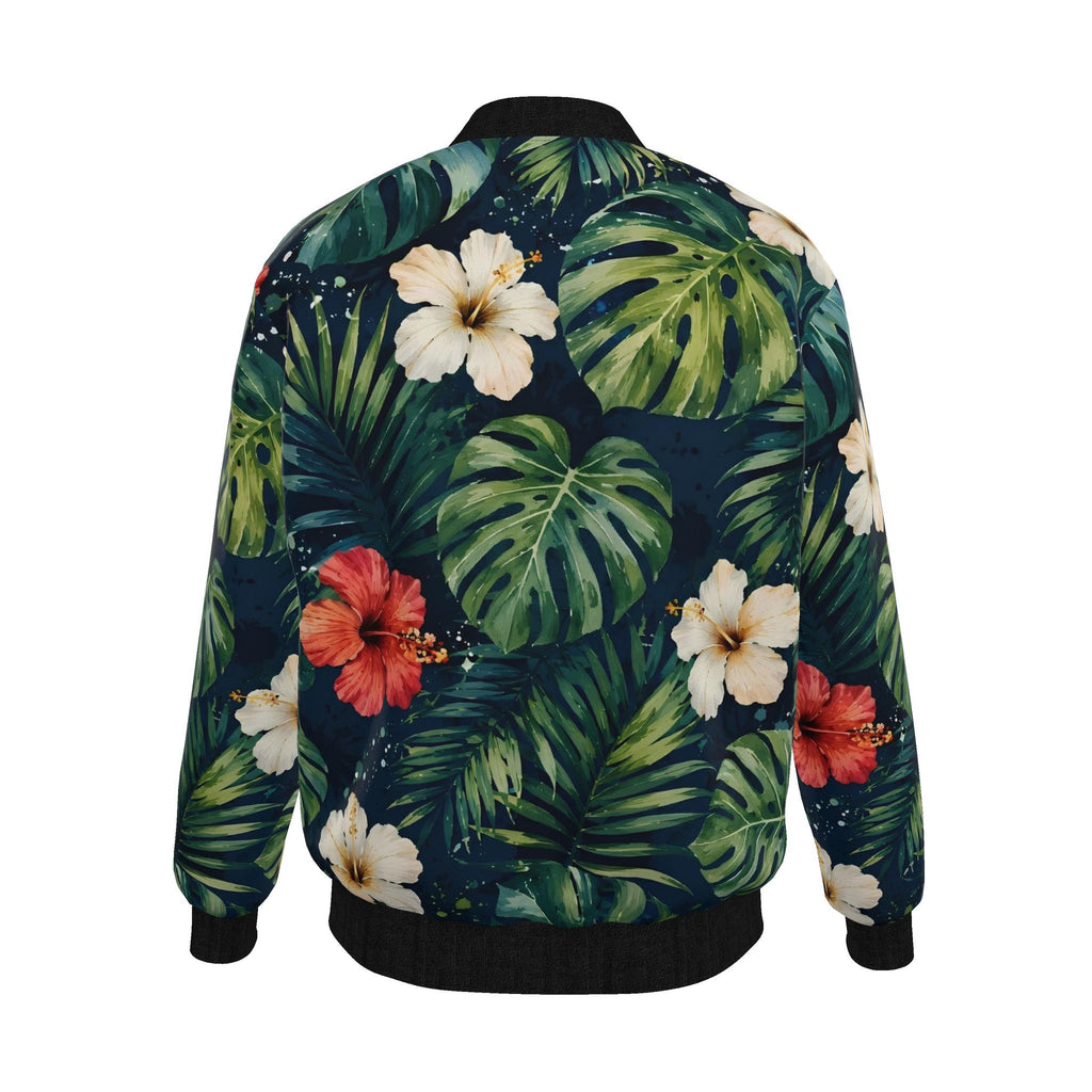 Mens Reversible Silk Bomber Jacket