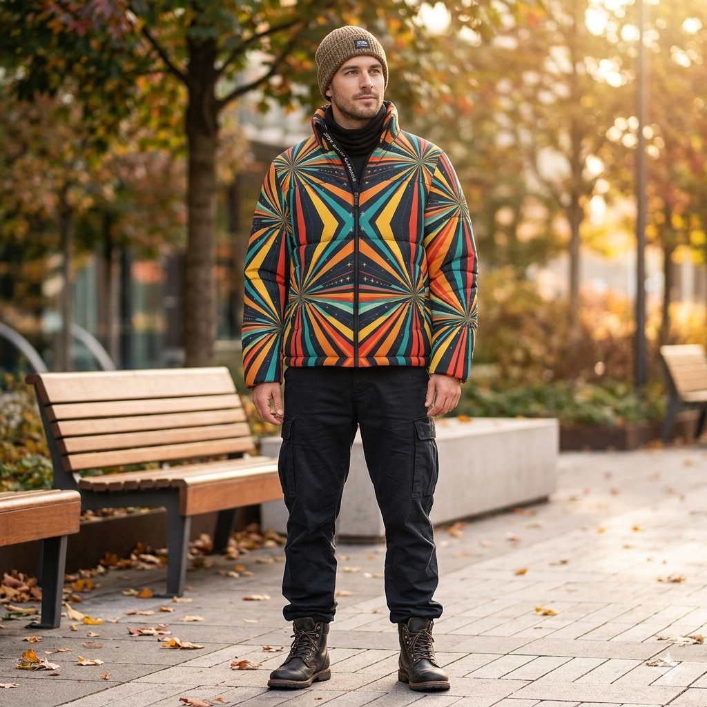 The Cosmic Starburst Puffer Jacket