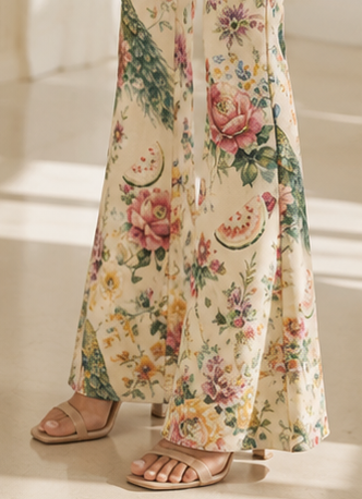 High Waisted Flared Leggings